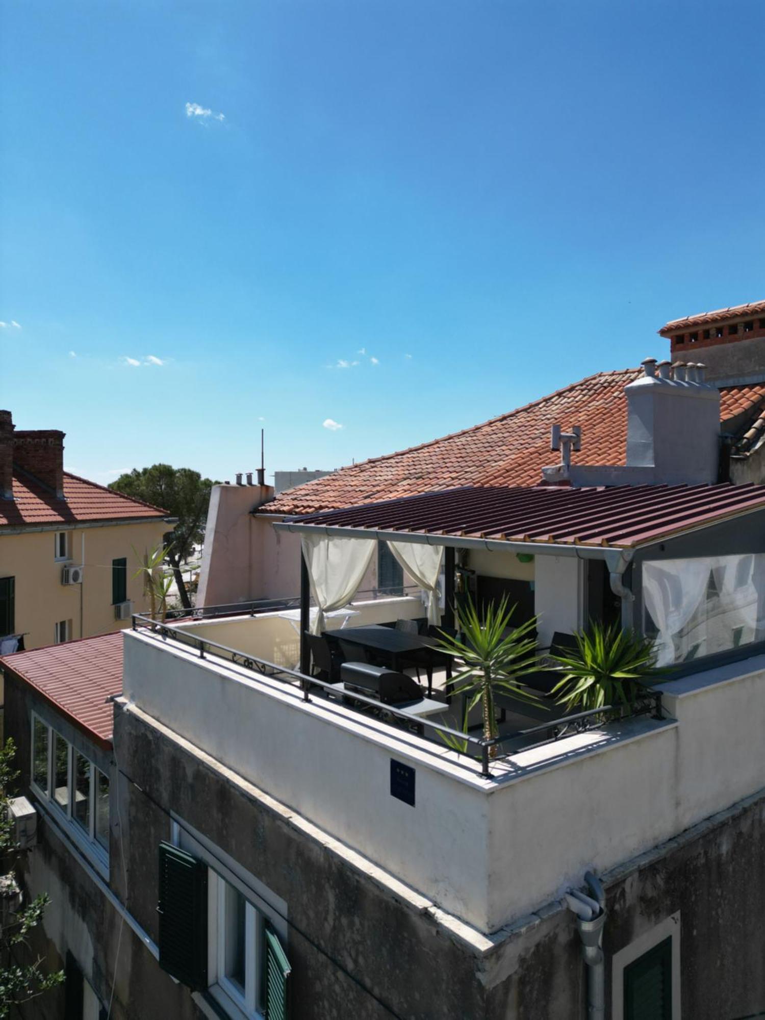 Prime Location Penthouse Apt With A Large Terrace Split Kültér fotó