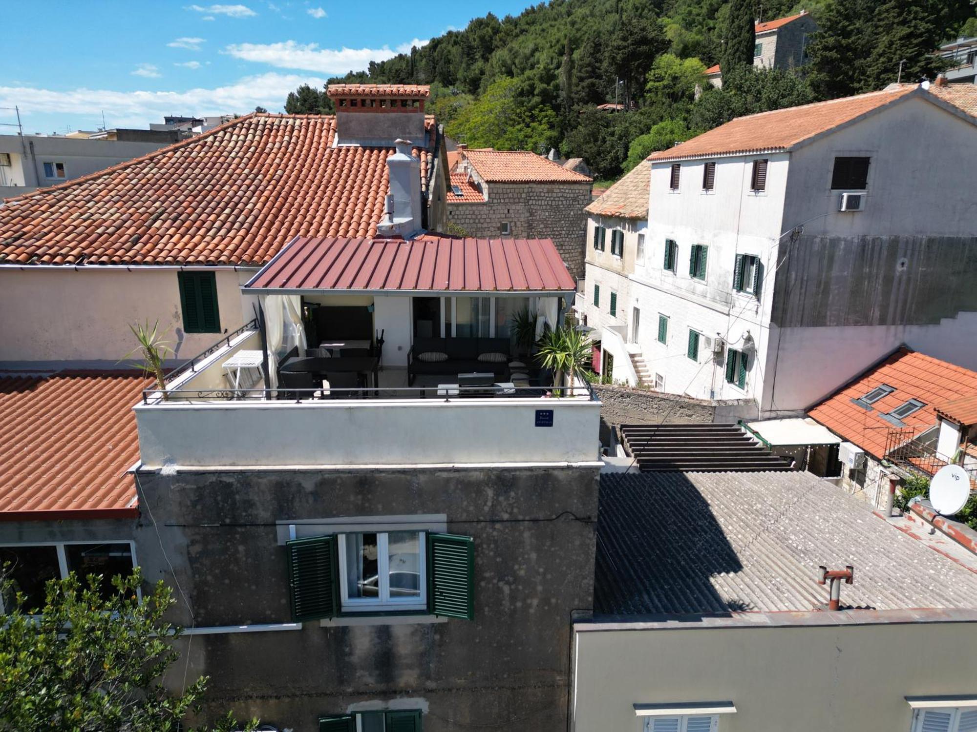 Prime Location Penthouse Apt With A Large Terrace Split Kültér fotó